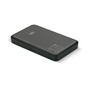 Powerbank 10 000mAh, 1x USB, 2x USB-C, 20W, QC4+, LCD screen, black