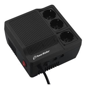 PowerWalker AVR 1000 voltage regulator 3 AC outlet(s) 180-264 V Black