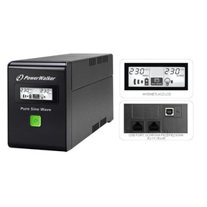 PowerWalker VI 600 SW FR Line-Interactive 0.6 kVA 360 W 2 AC outlet(s)
