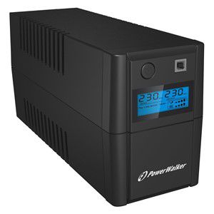 PowerWalker VI 850SE LCD /IEC uninterruptible power supply (UPS) Line-Interactive 0.85 kVA 480 W 4 AC outlet(s)