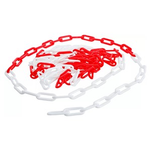 BGS Pregradni lanac | crveno-bijela | plastični | 5 m