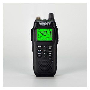 President Randy III Plus ASC AM /FM CB Portable Radio Black