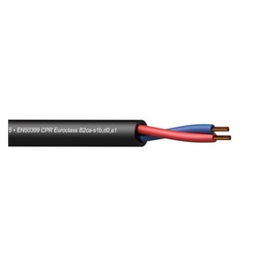 PROCAB CLS215-B2CA /3 – Loudspeaker cable - 2 x 1.5 mm2 - 16 AWG - EN50399 CPR Euroclass B2ca-s1b,d0,a1 300 m wooden reel