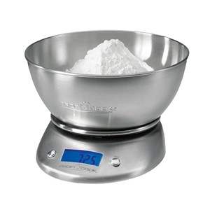 ProfiCook KW1040 kitchen scale Black, Stainless steel Electronic kitchen scale