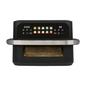 ProfiCook PC-FR 1313 H Double 10 L Stand-alone 2400 W Hot air fryer Black, Stainless steel
