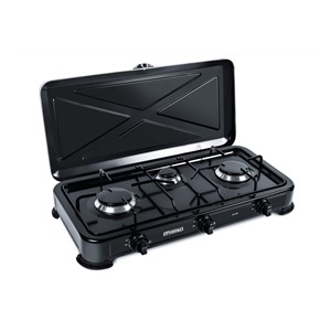 Promis KG300C 3-burner gas cooker, black