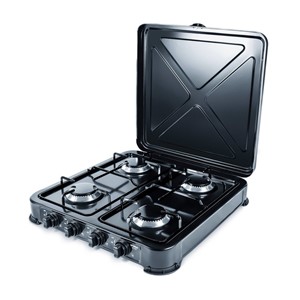 Promis KG400B hob Black Countertop Gas 4 zone(s)