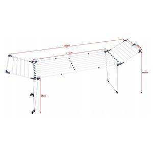 PROMIS MONZA laundry dryer, extendable + 2 large wings