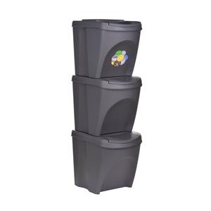 Prosperplast SORTIBOX Rectangular Gray Plastic