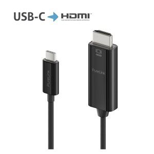 PureLink IS2201-010 video cable adapter 1 m USB Type-C HDMI Black