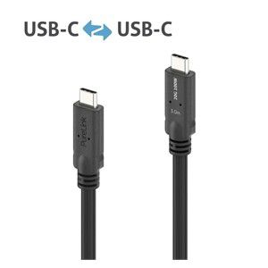 PureLink PI6600-030 USB cable USB4 Gen 2x2 3 m USB C 20 Gbit /s 100 W Black