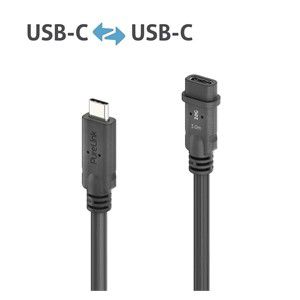 PureLink PI6630-030 USB cable USB4 Gen 2x2 3 m USB C 20 Gbit /s 100 W Black
