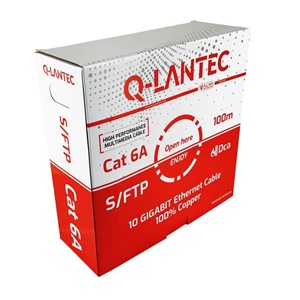 Q-LANTEC S /FTP cat.6A network cable, twisted pair, LSOH