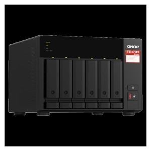 QNAP NAS server for 6 disks, 8GB RAM, 2x 2.5GbE network
