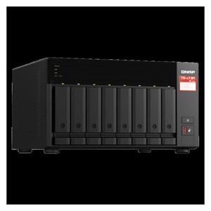 QNAP NAS server for 8 disks, 8GB RAM, 2.5GbE network