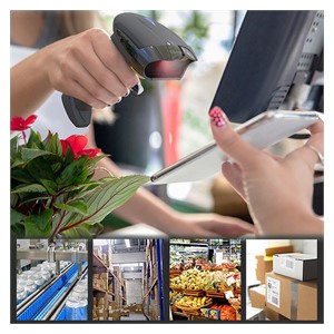 Qoltec 50856 Wireless barcode scanner 1D 2D | 2.4GHz