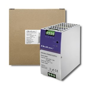 Qoltec 50997 DIN rail power supply | 240W | 24V | 10A