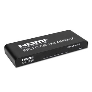 Qoltec 51799 Active HDMI Splitter 4 x HDMI 4K x 2K | 6Gb /s | 60Hz