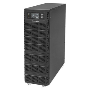 Qoltec 52283 Uninterruptible Power Supply UPS | 6kVA | 6000W | Power factor 1.0 | LCD | EPO | USB | On-line