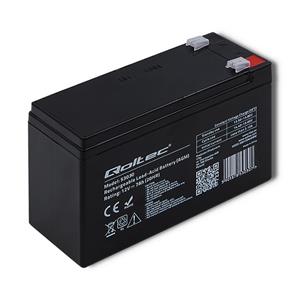 Qoltec 53030 AGM battery | 12V | 7Ah | max 105A