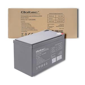 Qoltec 53049 AGM battery | 12V |  12Ah 2