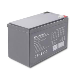 Qoltec 53049 AGM battery | 12V |  12Ah