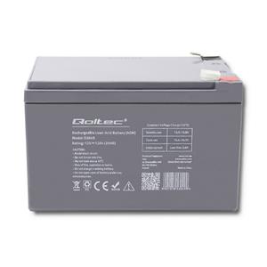 Qoltec 53049 AGM battery | 12V |  12Ah 4