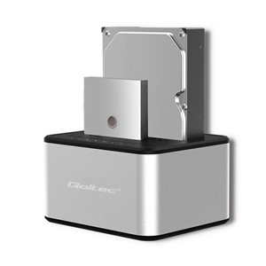 Qoltec 5316 2x HDD /SSD docking station | 2.5 /3.5 SATA | USB 3.0 | Clonning