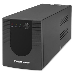 Qoltec 53777 uninterruptible power supply (UPS) Line-Interactive 2 kVA 1200 W 4 AC outlet(s)