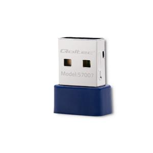 Qoltec 57007 Wireless Mini Bluetooth USB WiFi Adapter