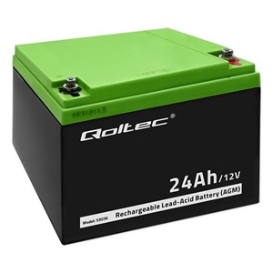 Qoltec AGM battery - UPS-batteri - Bly