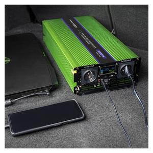 Qoltec Monolith power adapter/inverter Auto 5000 W Green 4