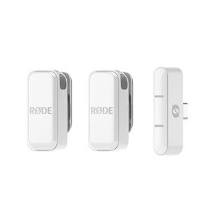 RØDE Wireless Micro - 2-channel digital wireless system, USB-C, white