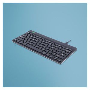 R-Go Tools Ergonomic keyboard R-Go Compact Break, compact keyboard with break software, QWERTY (US), wired, black
