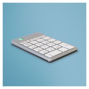 R-Go Tools Numeric keypad R-Go Numpad Break, ergonomic numeric keypad with break software, bluetooth, white