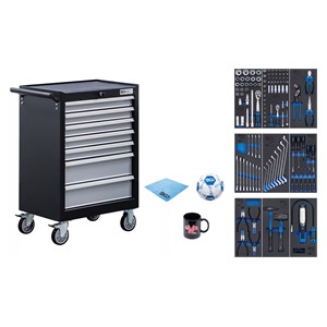 BGS Radionička kolica | 7 ladica | sa 120 kom. alata