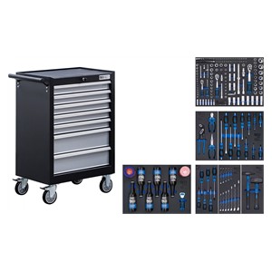BGS Radionička kolica | 7 ladica | sa 227 kom. alata