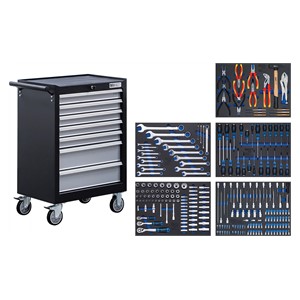BGS Radionička kolica | 7 ladica | sa 246 kom. alata