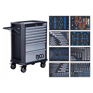 BGS Radionička kolica | 8 ladica | sa 299 kom. alata