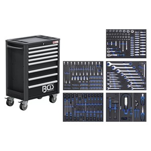 BGS Radionička kolica Profi Standard | 8 ladica | sa 234 kom. alata