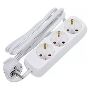 BGS Razvodna utičnica | 3-struka | 1,4 m | 3 x 1,5 mm² | IP 20