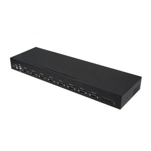 RealPower 284513 serial converter /repeater /isolator USB 2.0 RS-232 Black