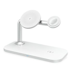 RealPower ChargeAIR Mag Headphones, Smartphone, Smartwatch White USB Wireless charging Indoor