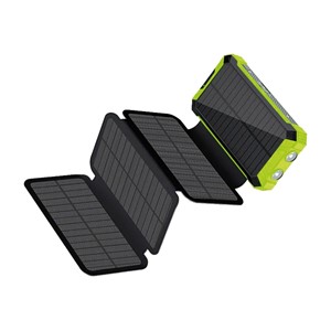 RealPower PB-20000 Solar 20000 mAh Wireless charging Black, Green