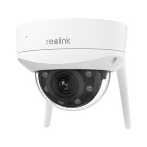 Reolink W437 - 4K Wi-Fi 6 Security Camera, IK10 Vandal-Proof, 5X Optical Zoom, 2.4/5 GHz Wi-Fi, Color Night Vision