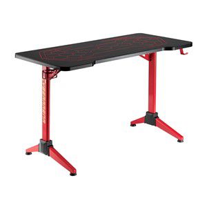 RGB Led NanoRS Gaming Desk, Black, Large, 100kg max, Height 760mm, RS163
