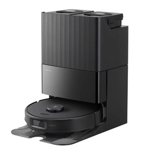 Roborock Qrevo Edge 5V1 robot vacuum cleaner with self-cleaning station, black