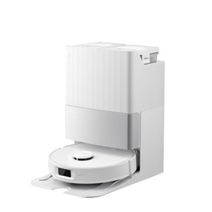 Roborock Qrevo Edge 5V1 robot vacuum cleaner with self-cleaning station, white