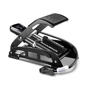 Rockbros 42430001001 black foot pump with display