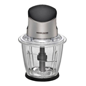 Rommelsbacher MZ 500 electric food chopper 1.5 L 500 W Black, Stainless steel